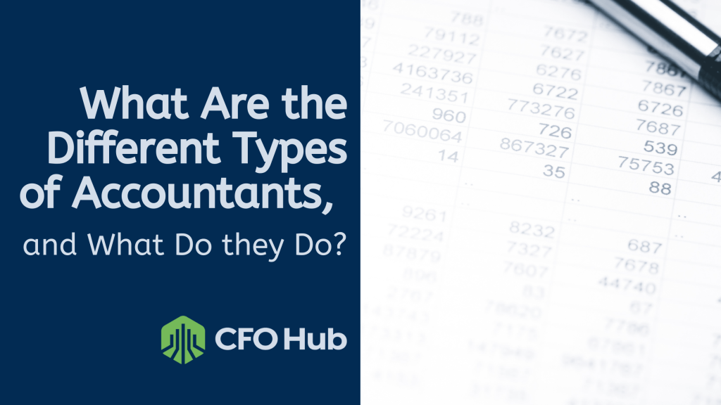 A graphic by CFO Hub with the text 