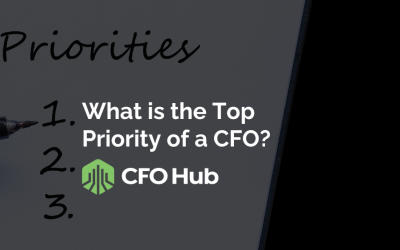 What is the Top Priority of a CFO?