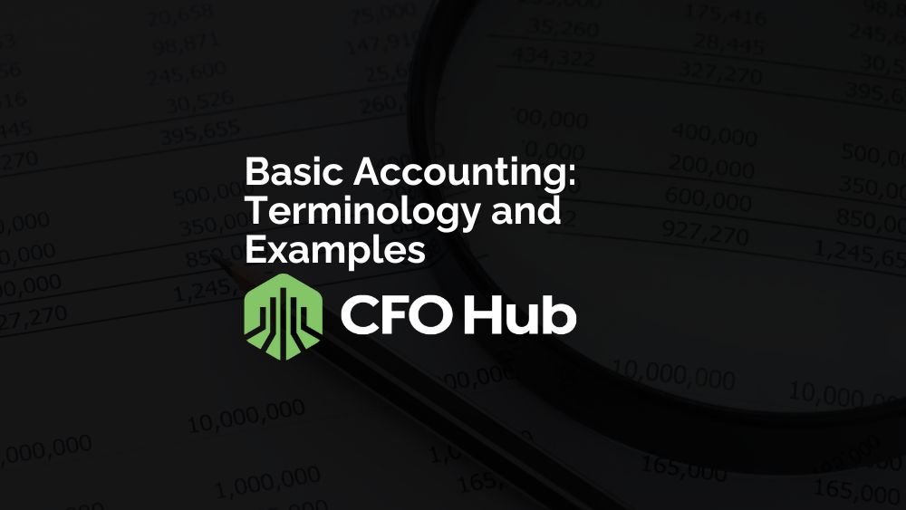 Basic Accounting: Terminology and Examples