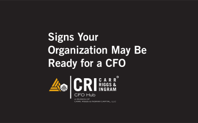 Signs Your Organization May Be Ready for a CFO